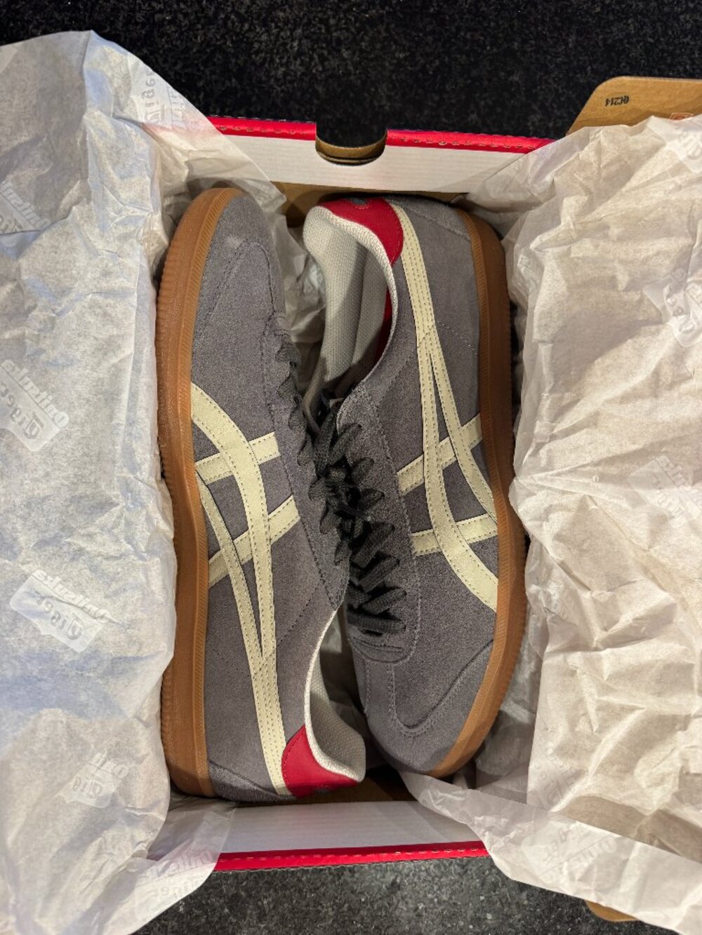 Onitsuka Tiger Tokuten Charcoal Birch Suede Sneakers Men’s 11.5